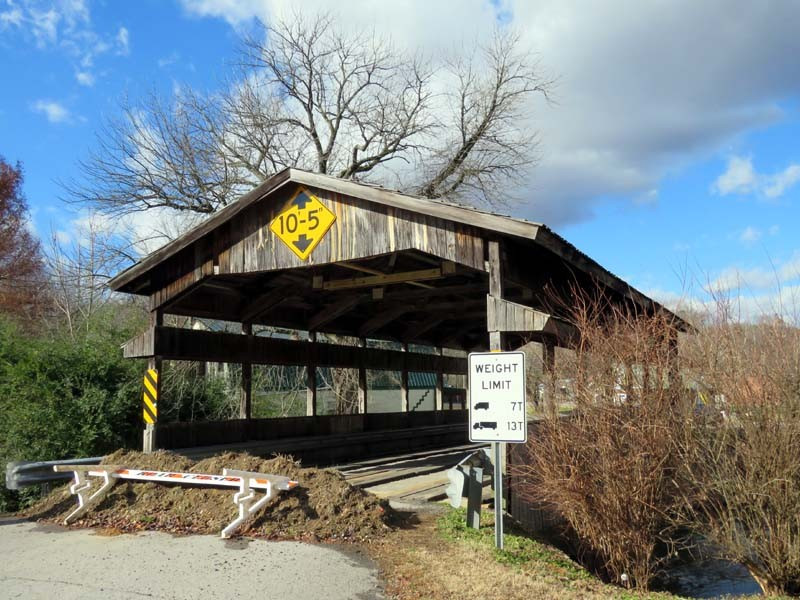 Church St. covered bridge in Tennessee closed for restoration